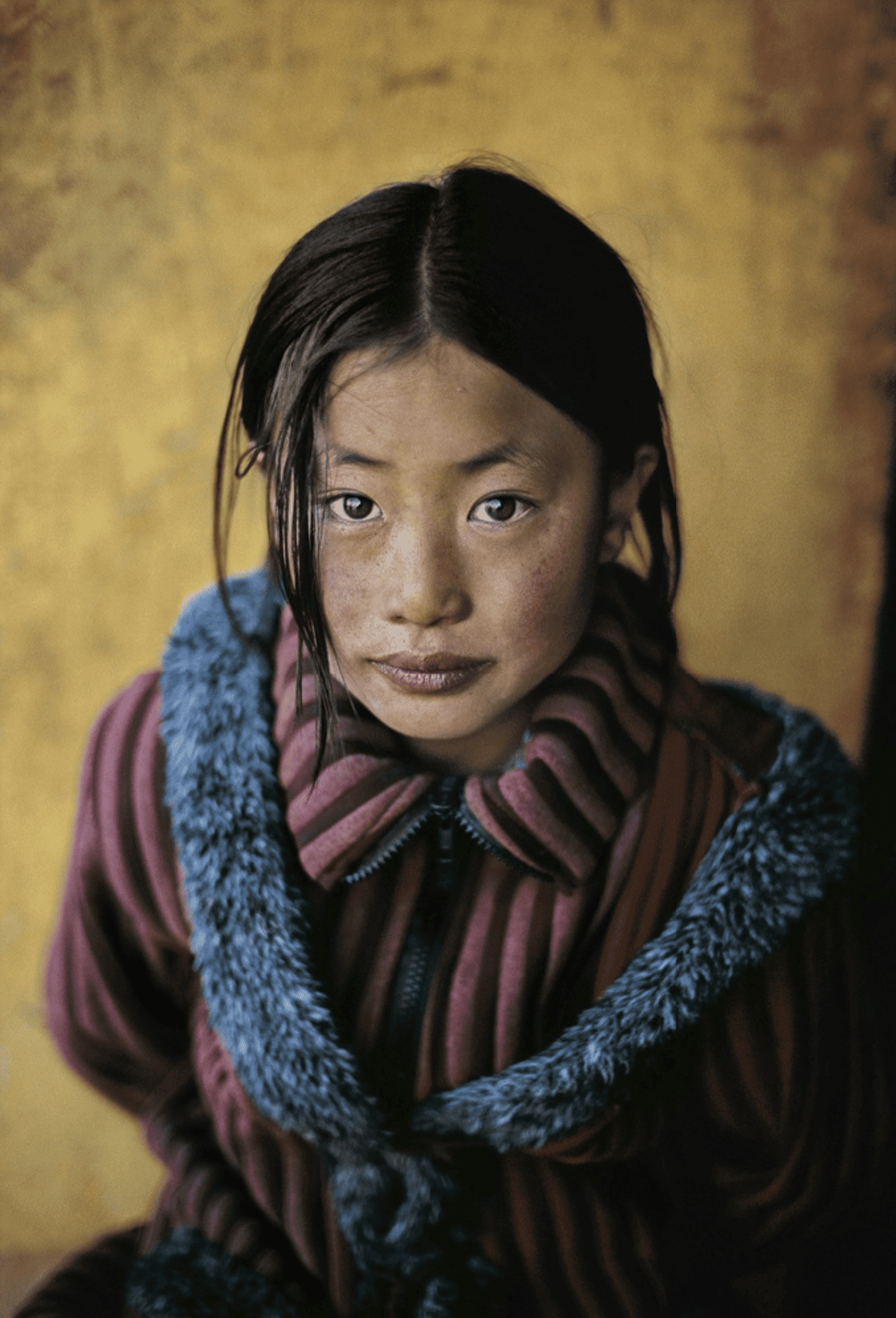 Girl In A New Coat, Xigaze, Tibet, 2001 McCurry