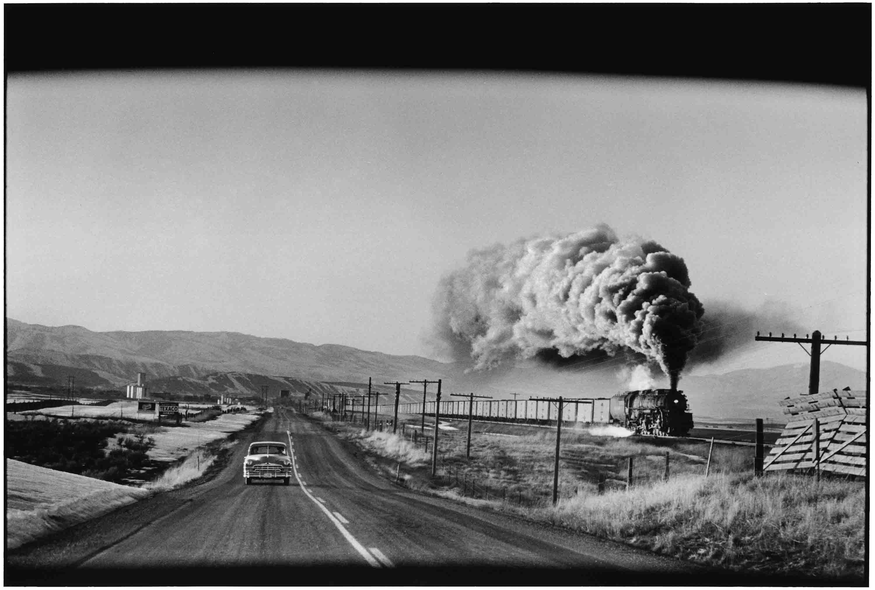 Elliott Erwitt, 'Steam Train Press, Wyoming, USA, 1954'