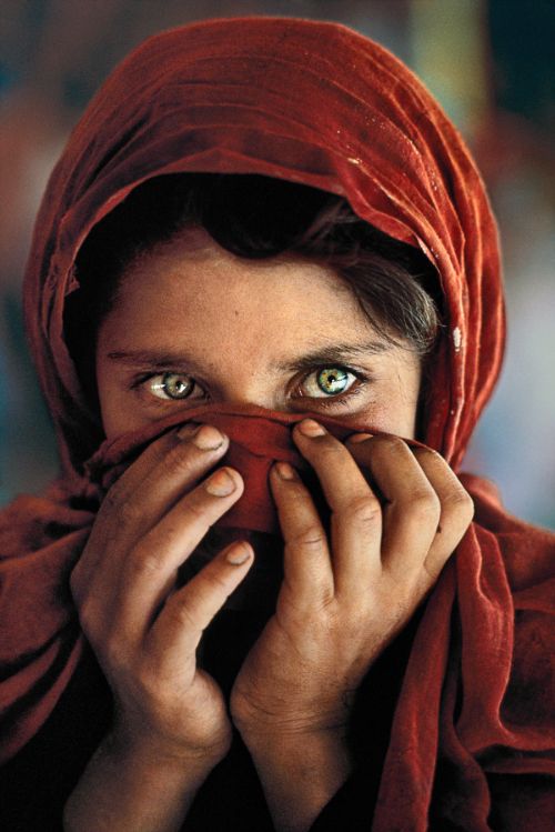 AFGHAN-GIRL-HIDING-HER-FACE-PESHAWAR-PAKISTAN-1984-by-STEVE-MCCURRY-c33131K