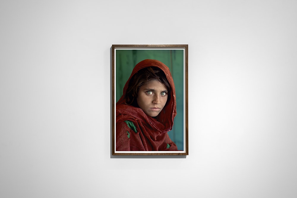 Afghan Girl Framed