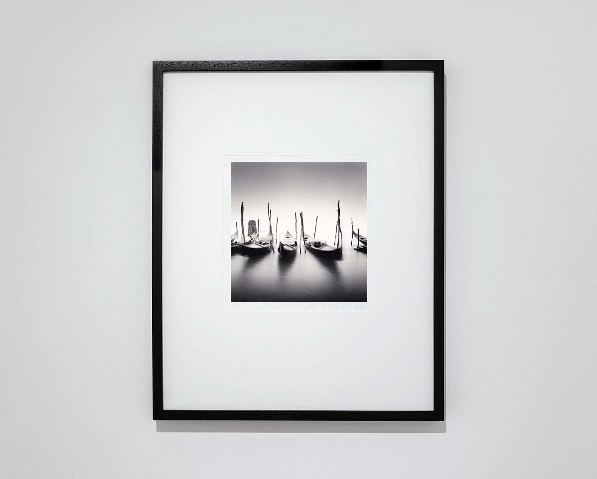 Michael Kenna, 'Six Gondolas, Giardini ex Reali, Venice, Italy'