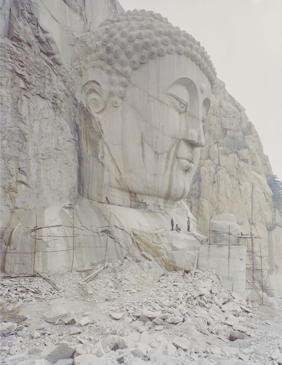 A-BUDDHA-HEAD-IN-THE-MOUNTAIN-2015-by-ZHANG-KECHUN-BHC0836MA