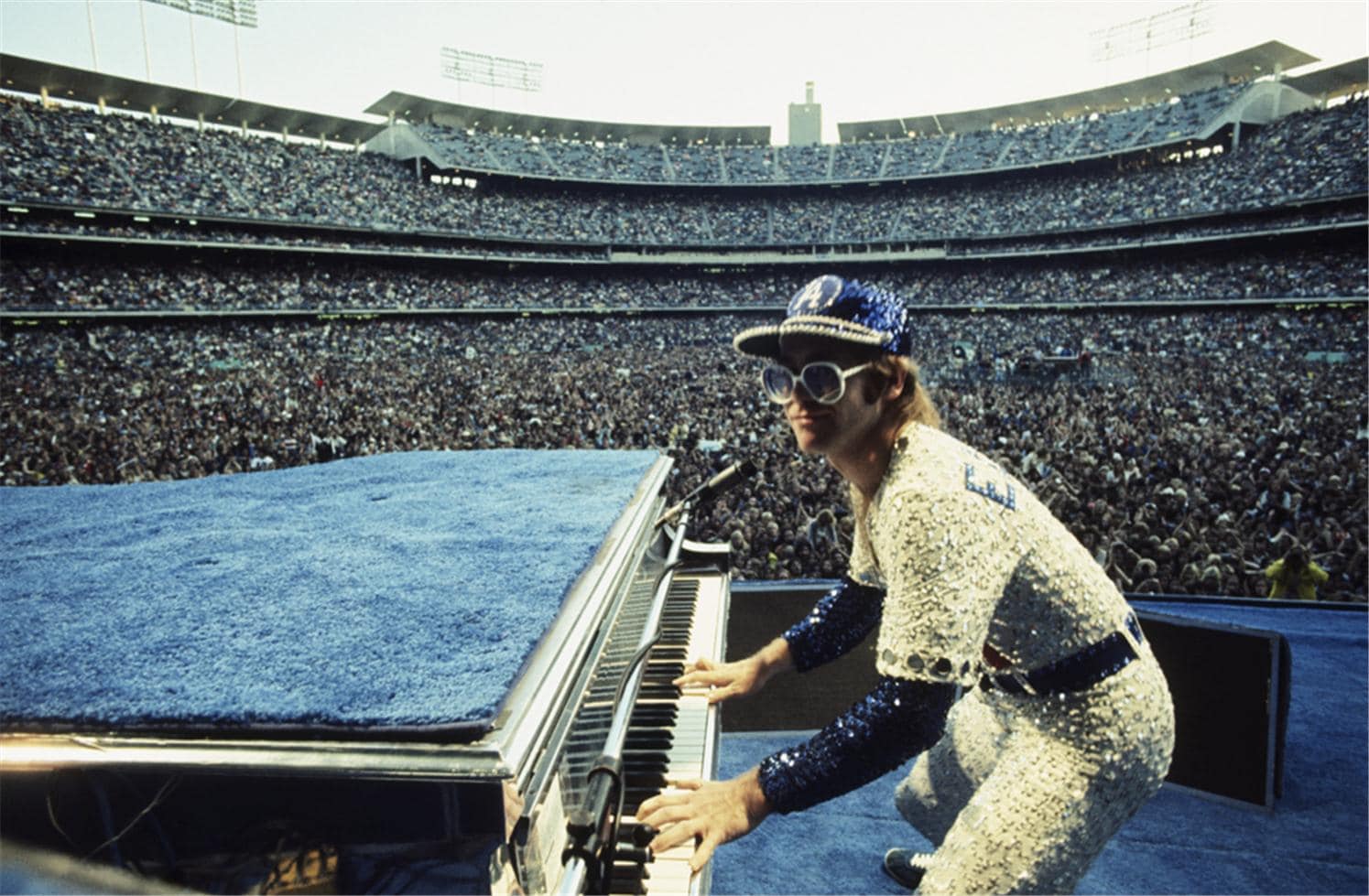 Elton John, Dodger Stadium, Los Angeles, 1975