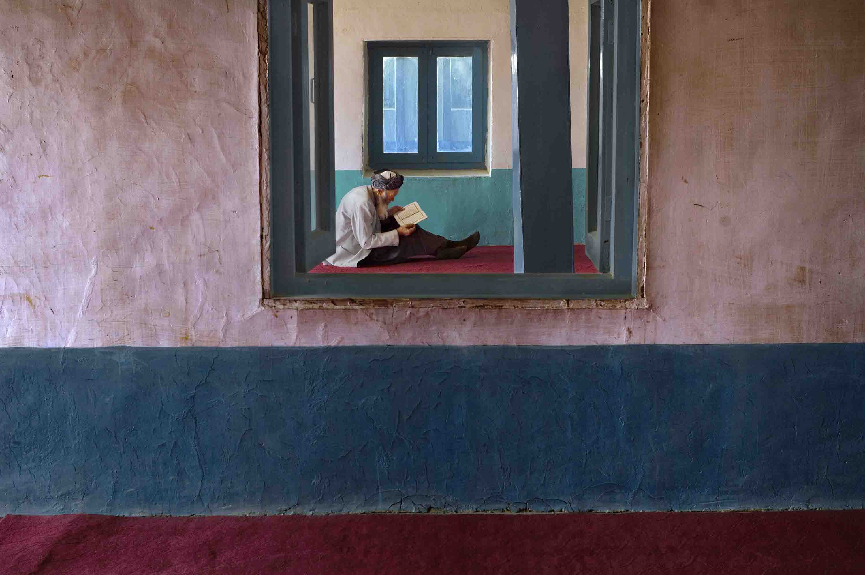 Steve McCurry, 'Man in Bamiyan Mosque, 2006'