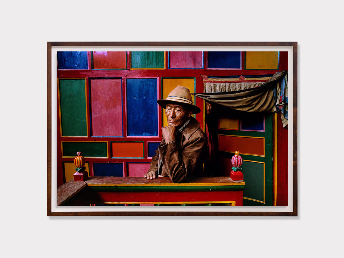 Steve McCurry, 'Pilgrim Coloured Blocks Tibet 1999'