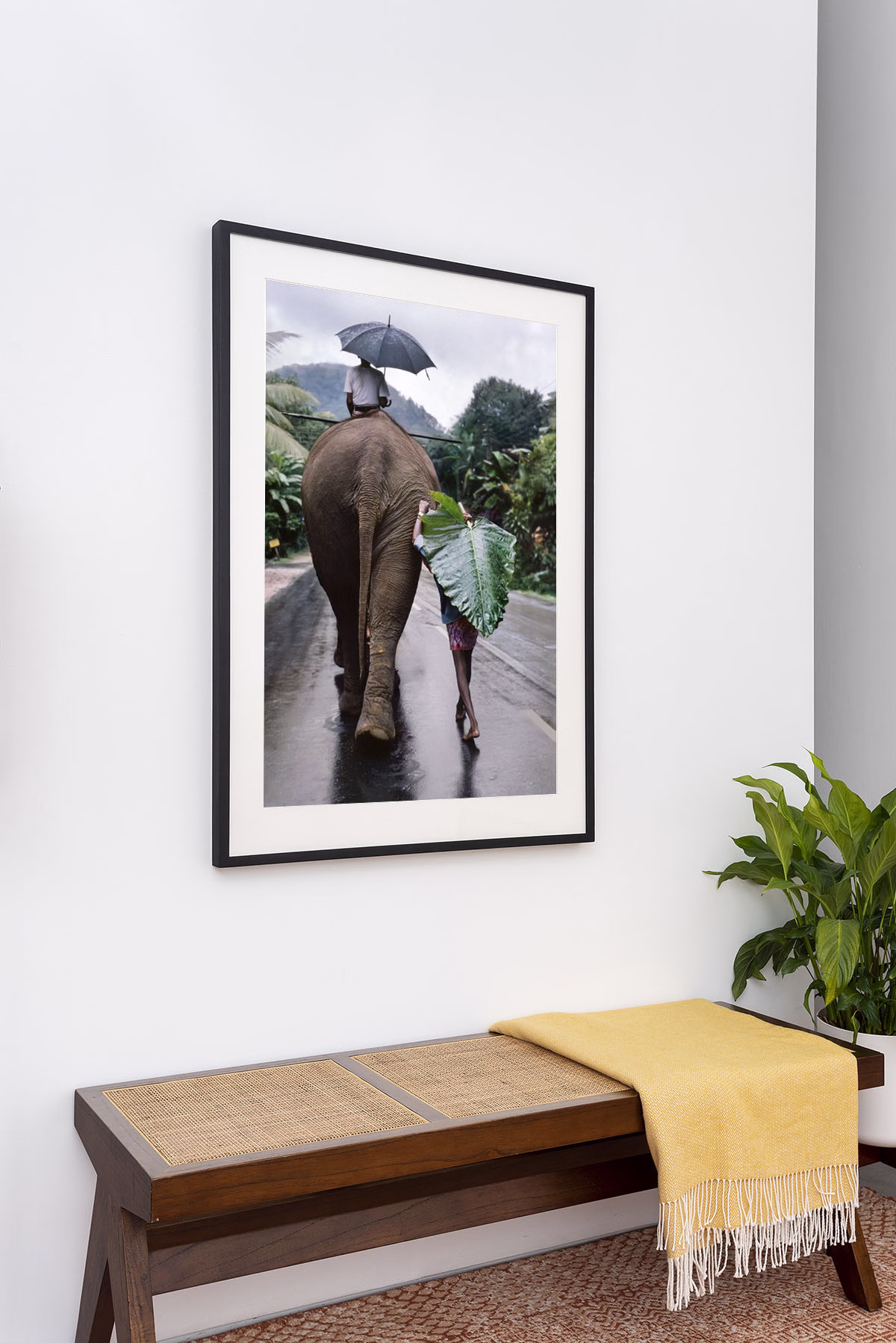 Steve McCurry, 'Young Man Walks Behind An Elephant Sri Lanka, 1995'