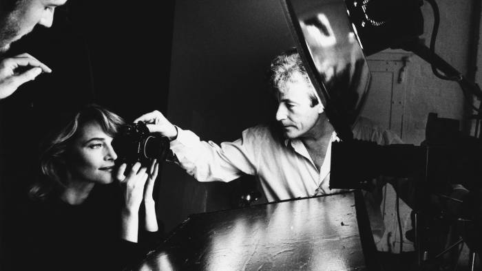 Terry O Neill and Charlotte Rampling, October 1988