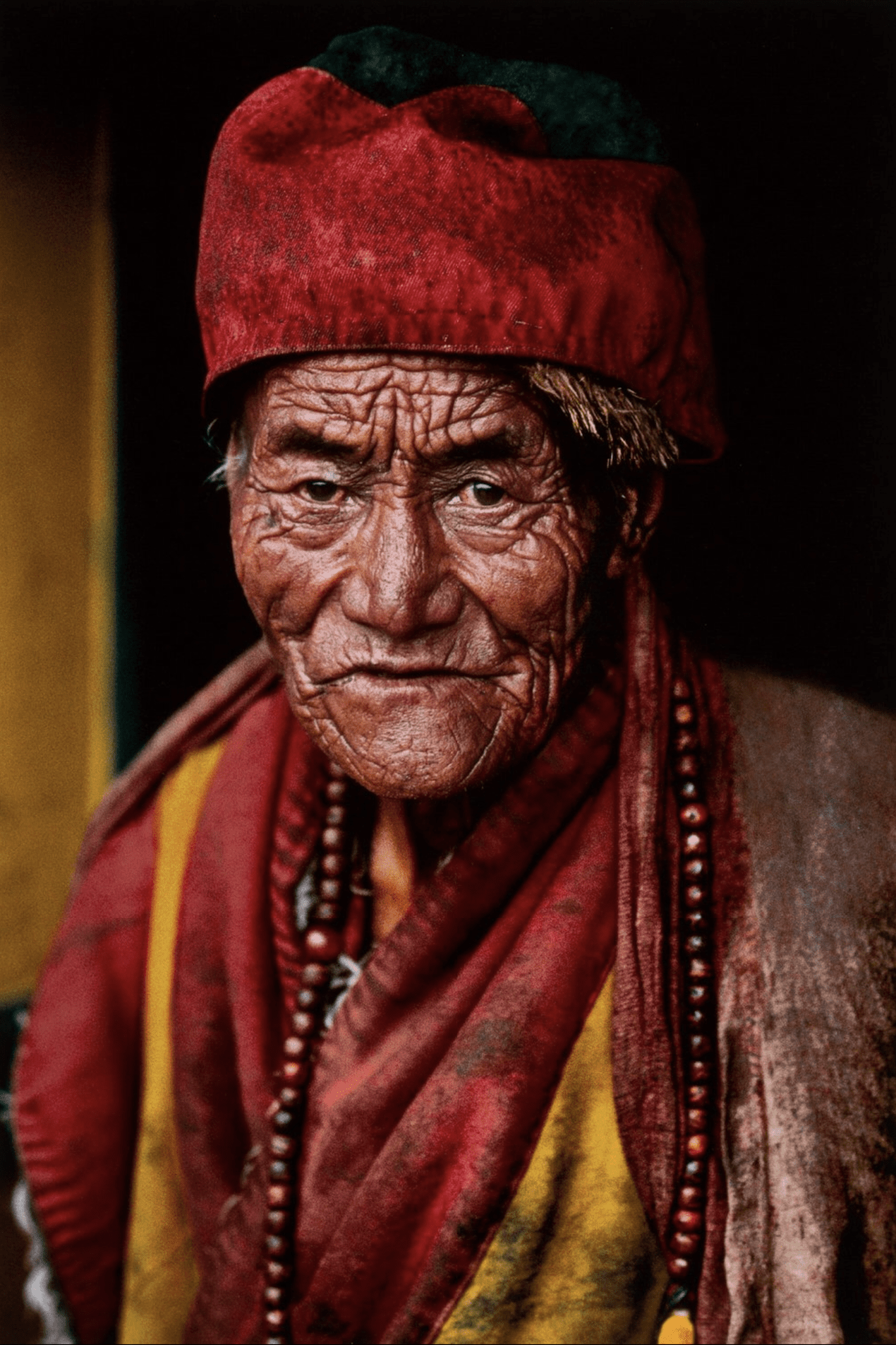 Monk At Jokhang Temple Lhasa Tibet, 2000 Steve McCurry