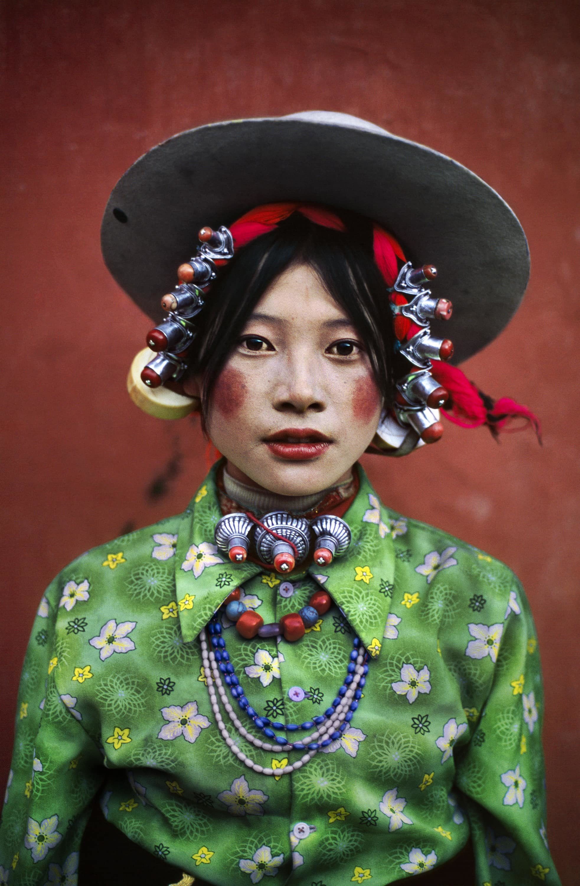 Woman At A Horse Festival Tagong Tibet, 1999 Steve McCurry