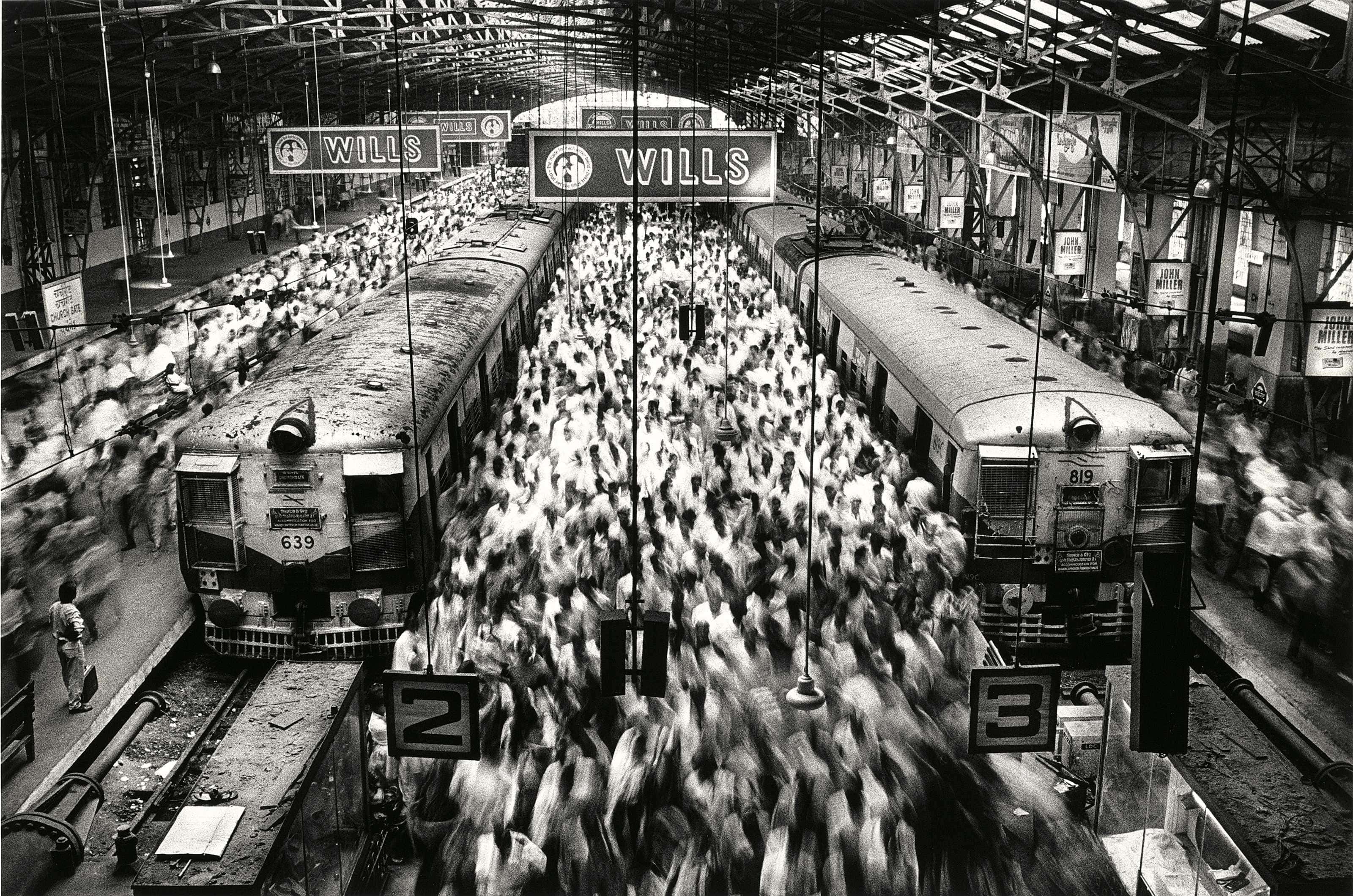 Churchgate Station, Bombay, India, 1995 Steve McCurry