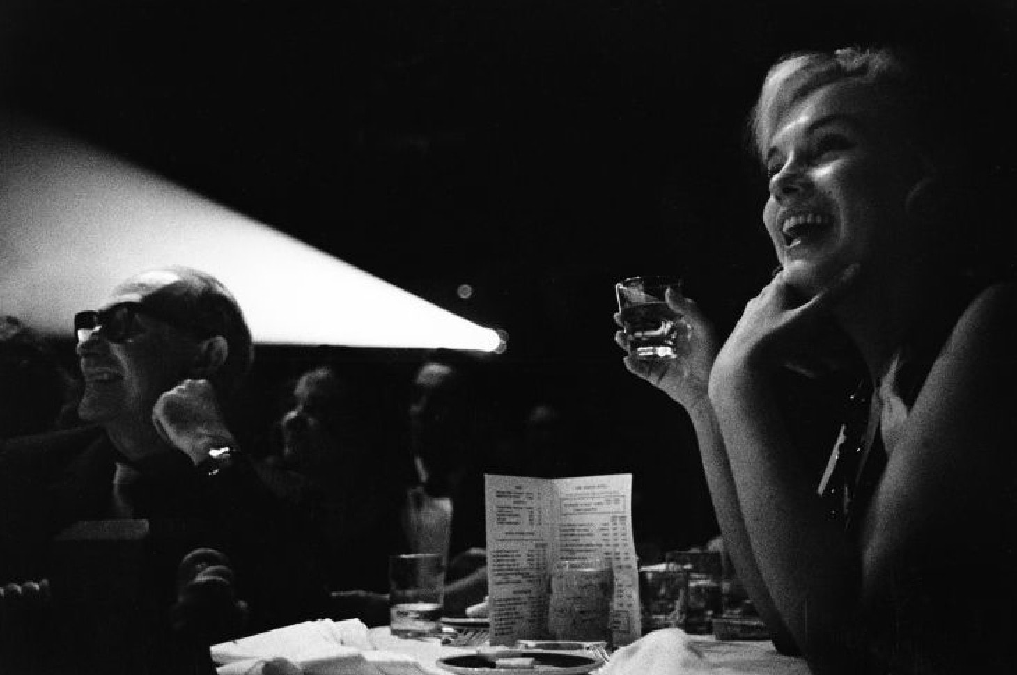 Marilyn Monroe and Lee Strasberg Watching the Rushes of ‘The Misfits’, Reno, Nevada, 1960 Elliott Erwitt