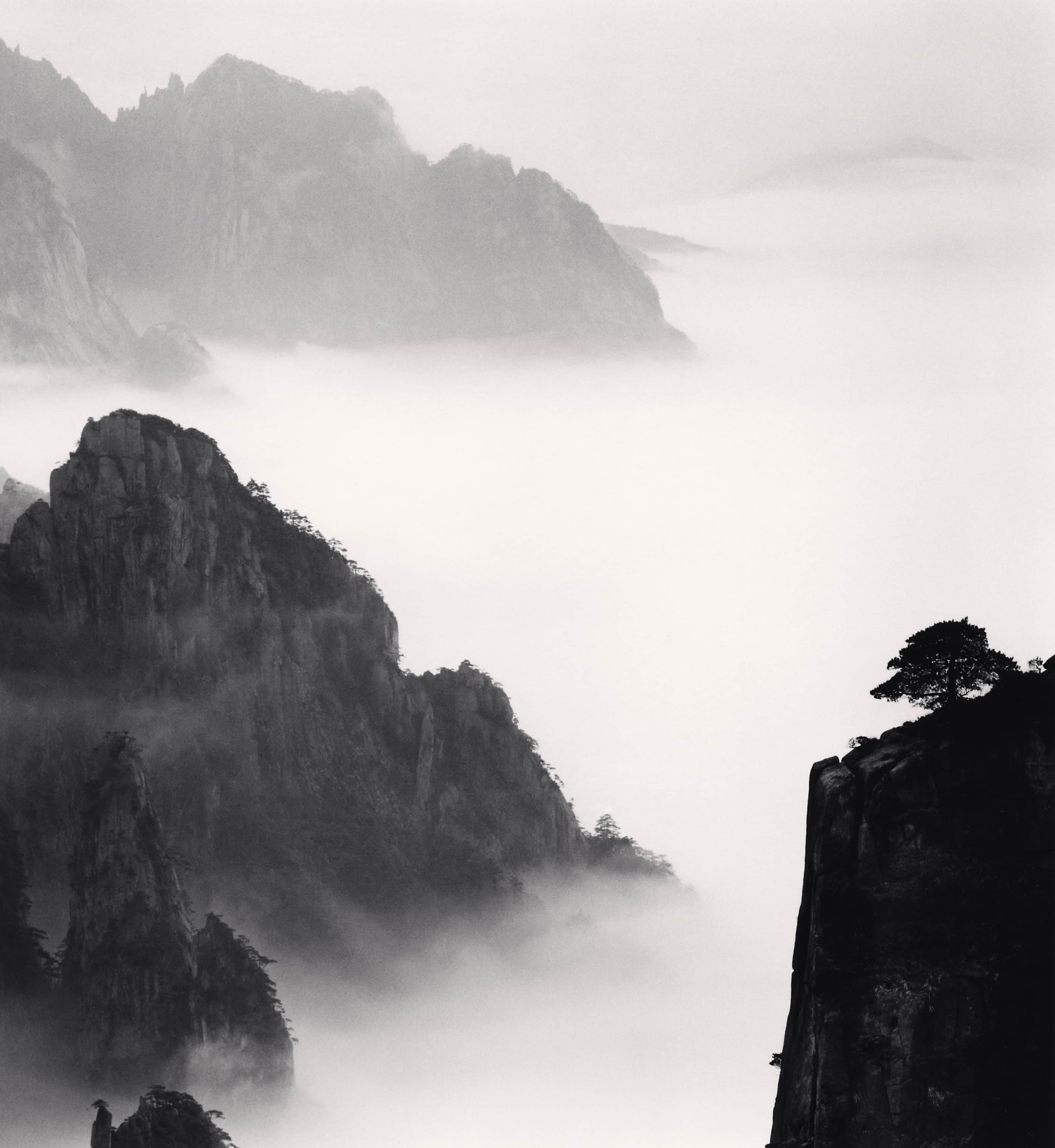 Huangshan Mountains, Study 13, Anhui, China, 2008 Michael Kenna