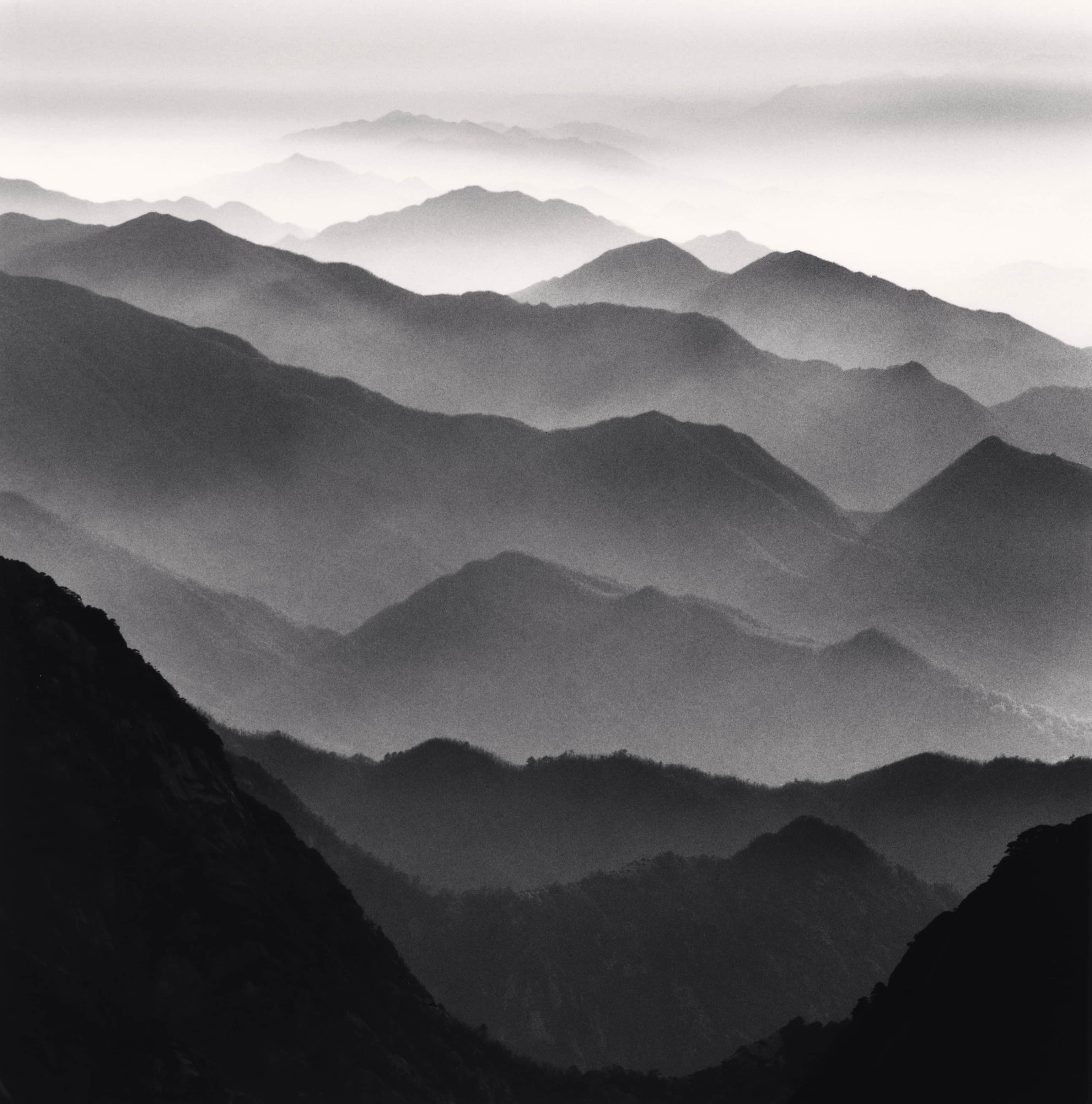 Huangshan Mountains, Study 42, Anhui, China, 2010 Michael Kenna
