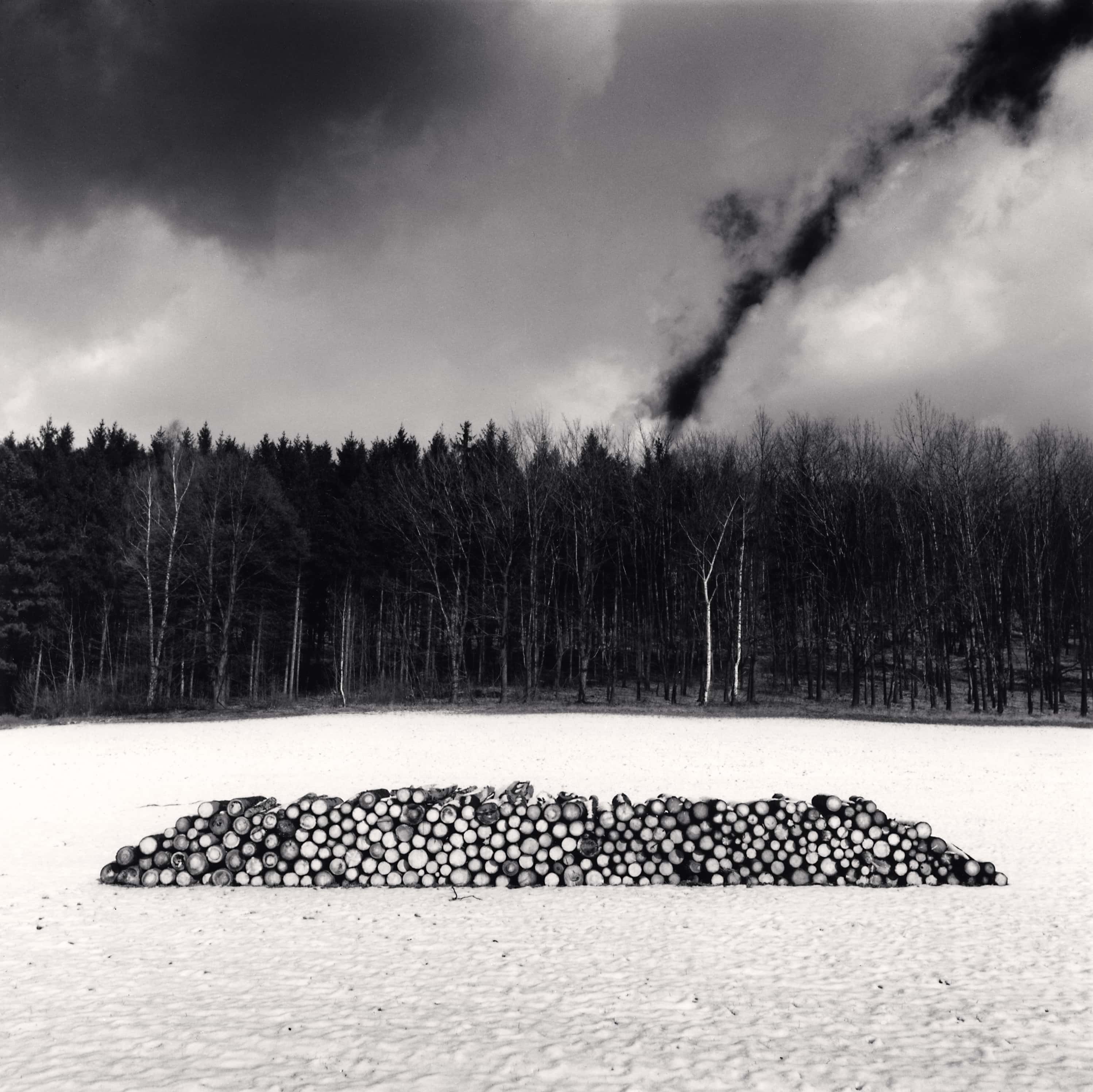 Woodpile, Karlstejn, Czechoslovakia, 1990 Michael Kenna