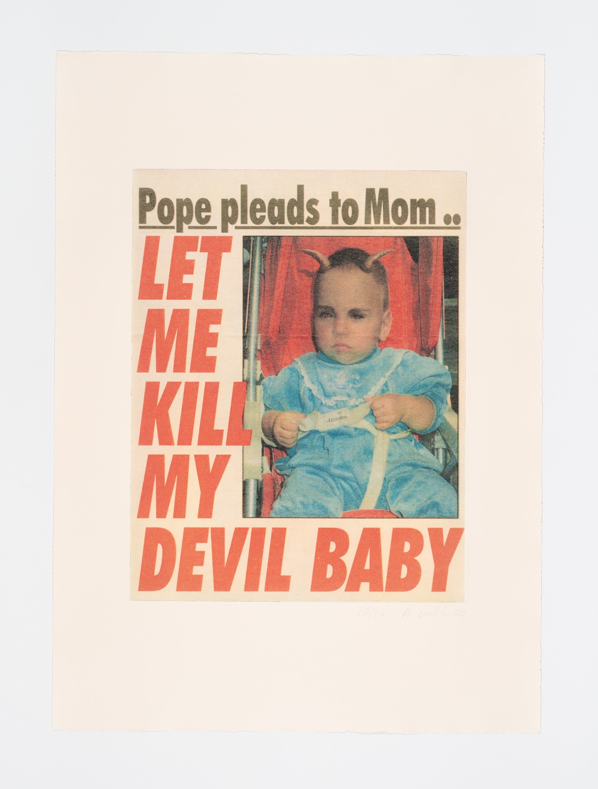Albert Oehlen, Let me kill my devil baby, 2000