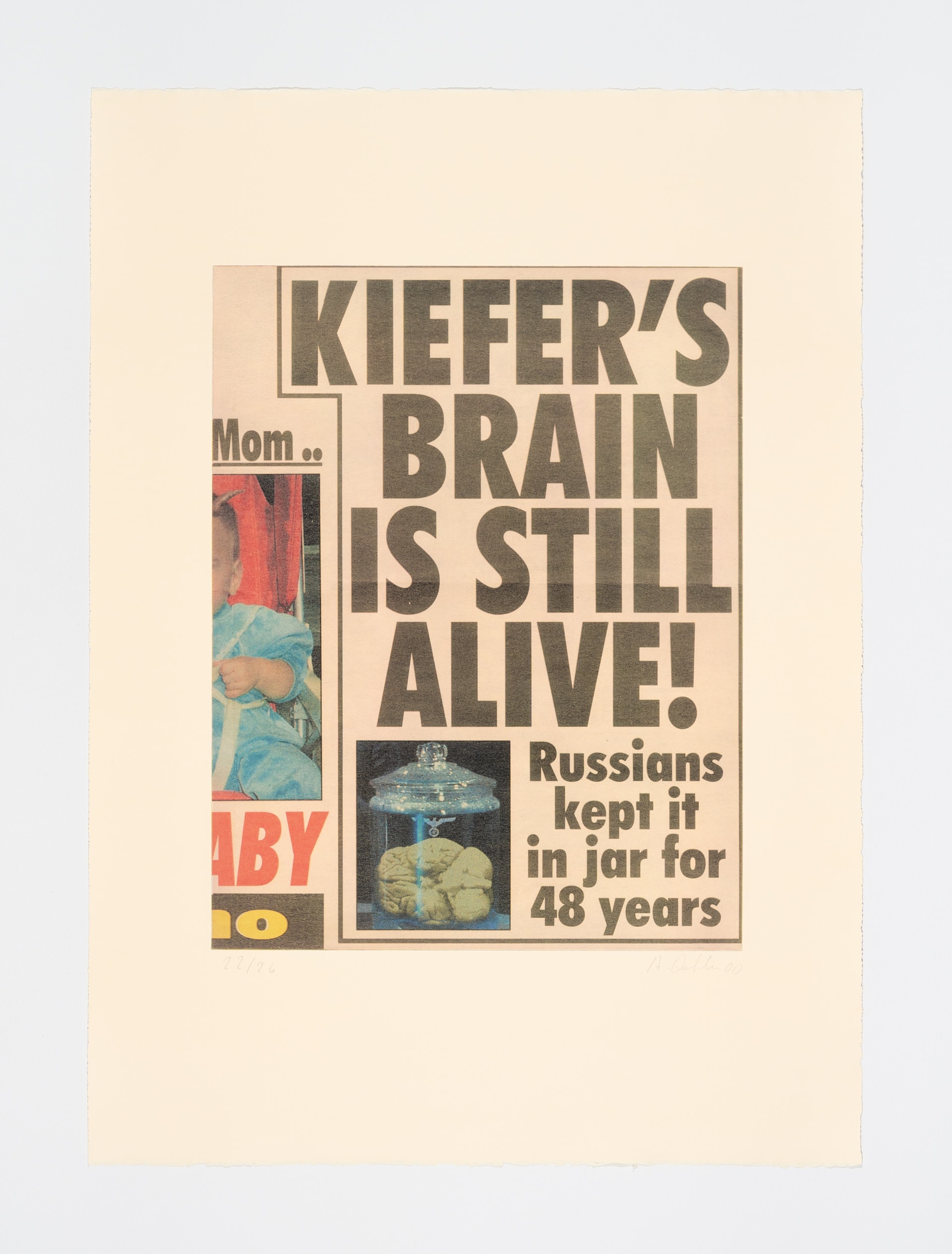 Albert Oehlen, Kiefers Brain is still alive, 2000