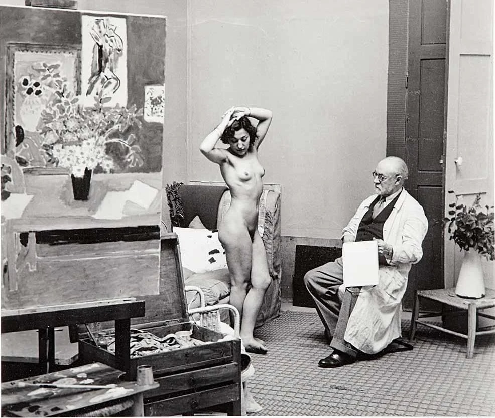Brassai, 'Matisse with his Model, 1939'
