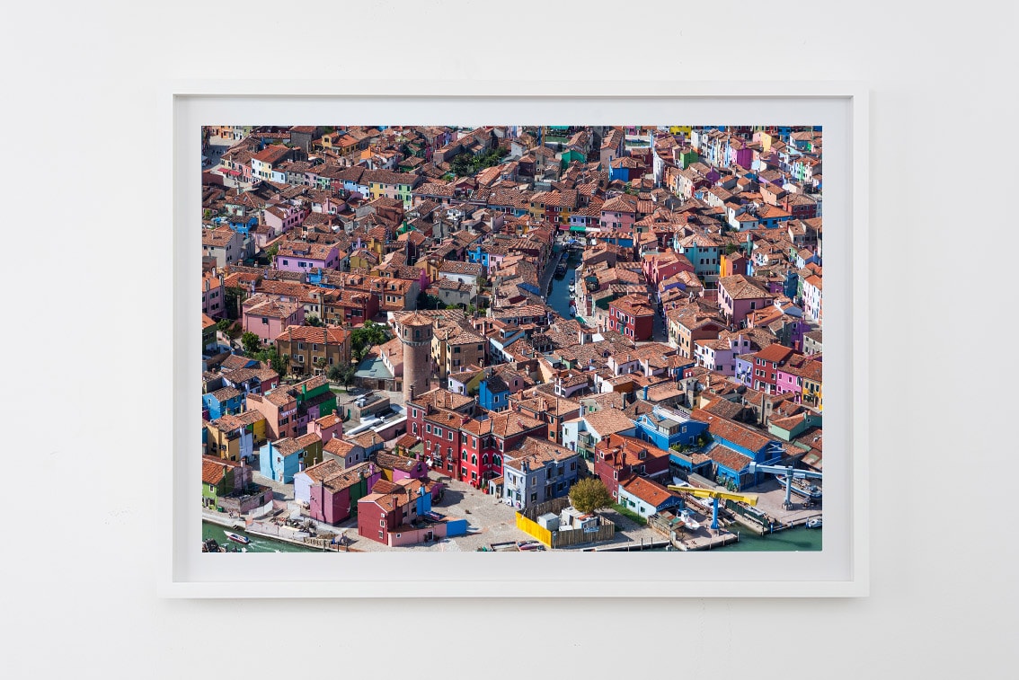 Alex MacLean, 'Brightly Painted Houses, Burano, Italy, 2010'