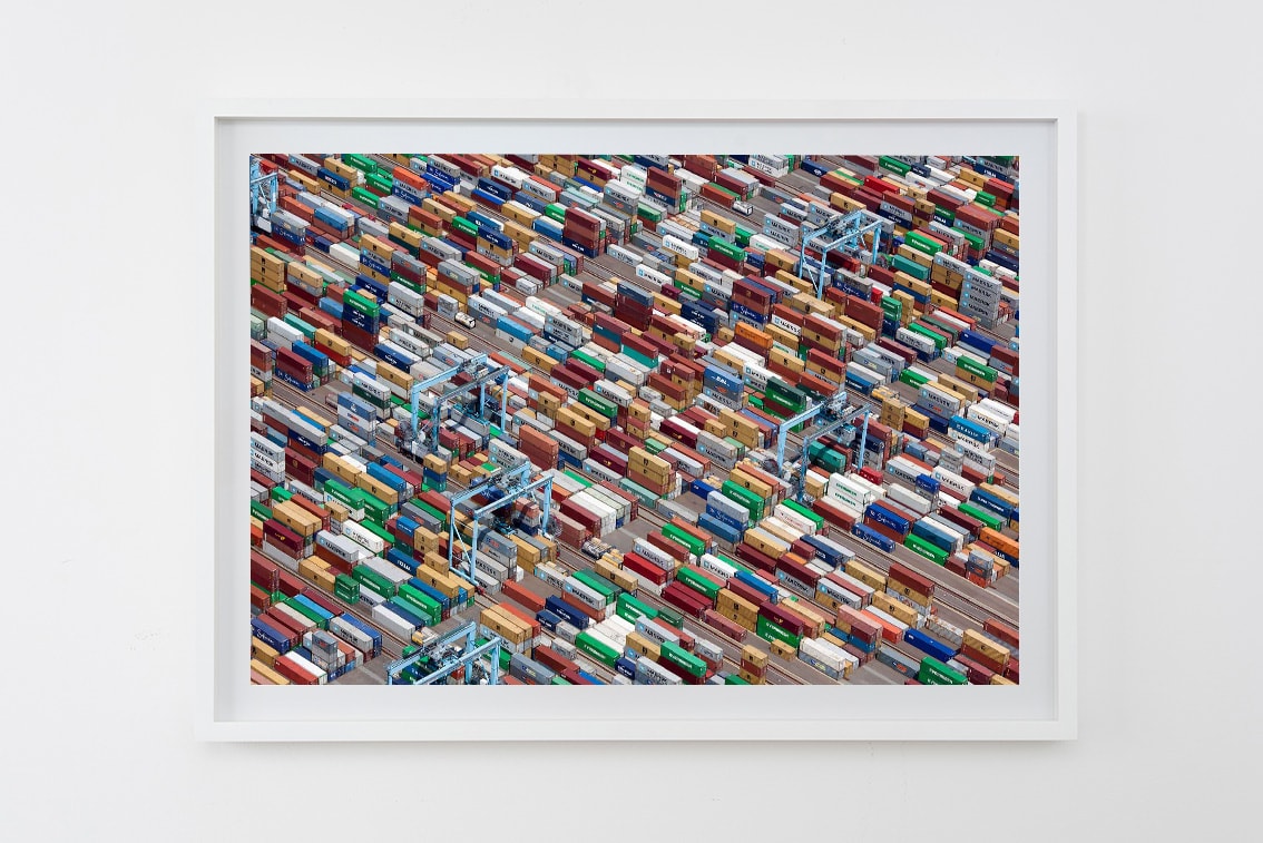 Alex MacLean, 'Shipping Containers, Portsmouth, VA 2011'