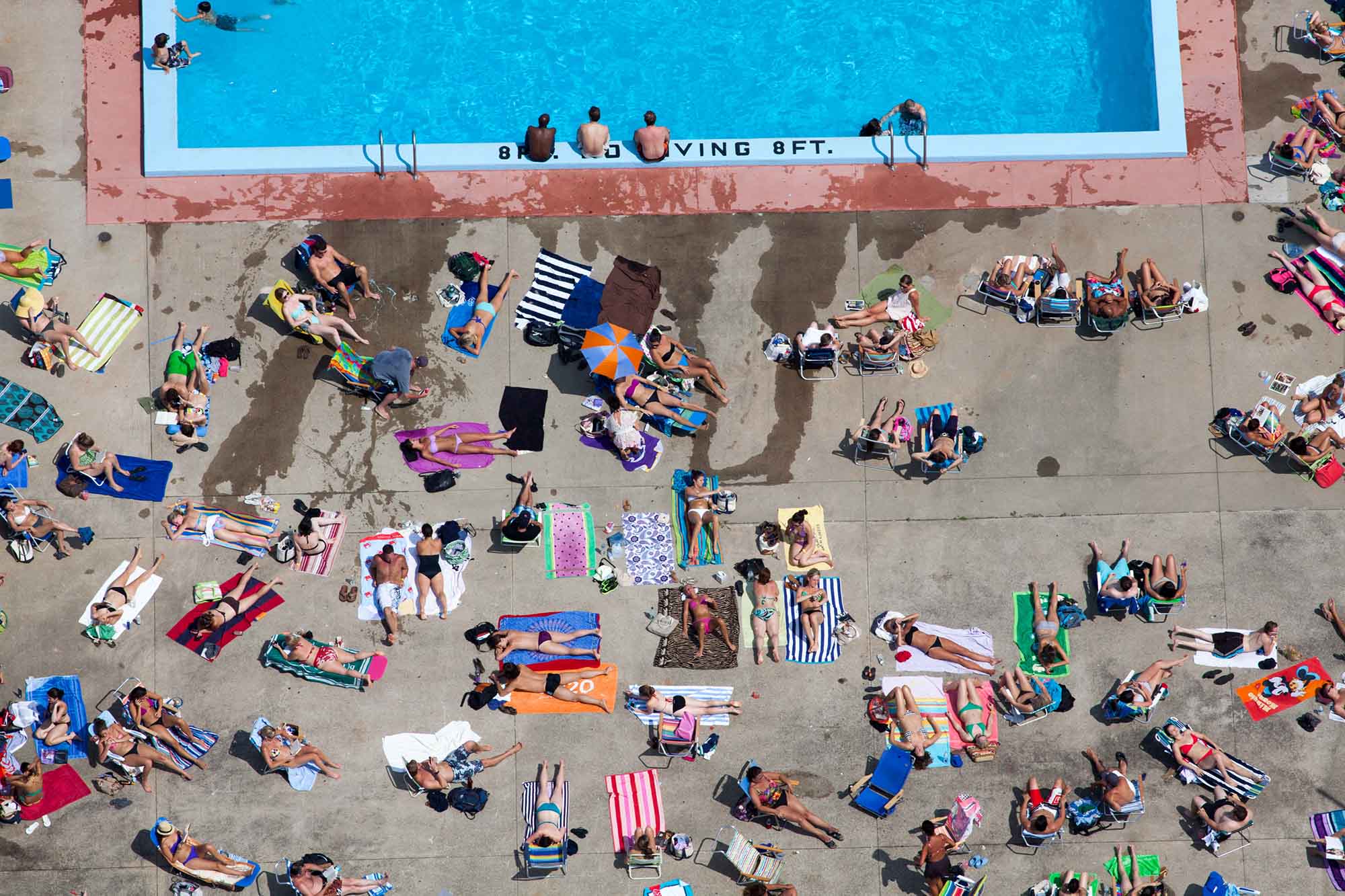 Alex MacLean, 'Pool Next to the Charles River, Cambridge, MA 2012'