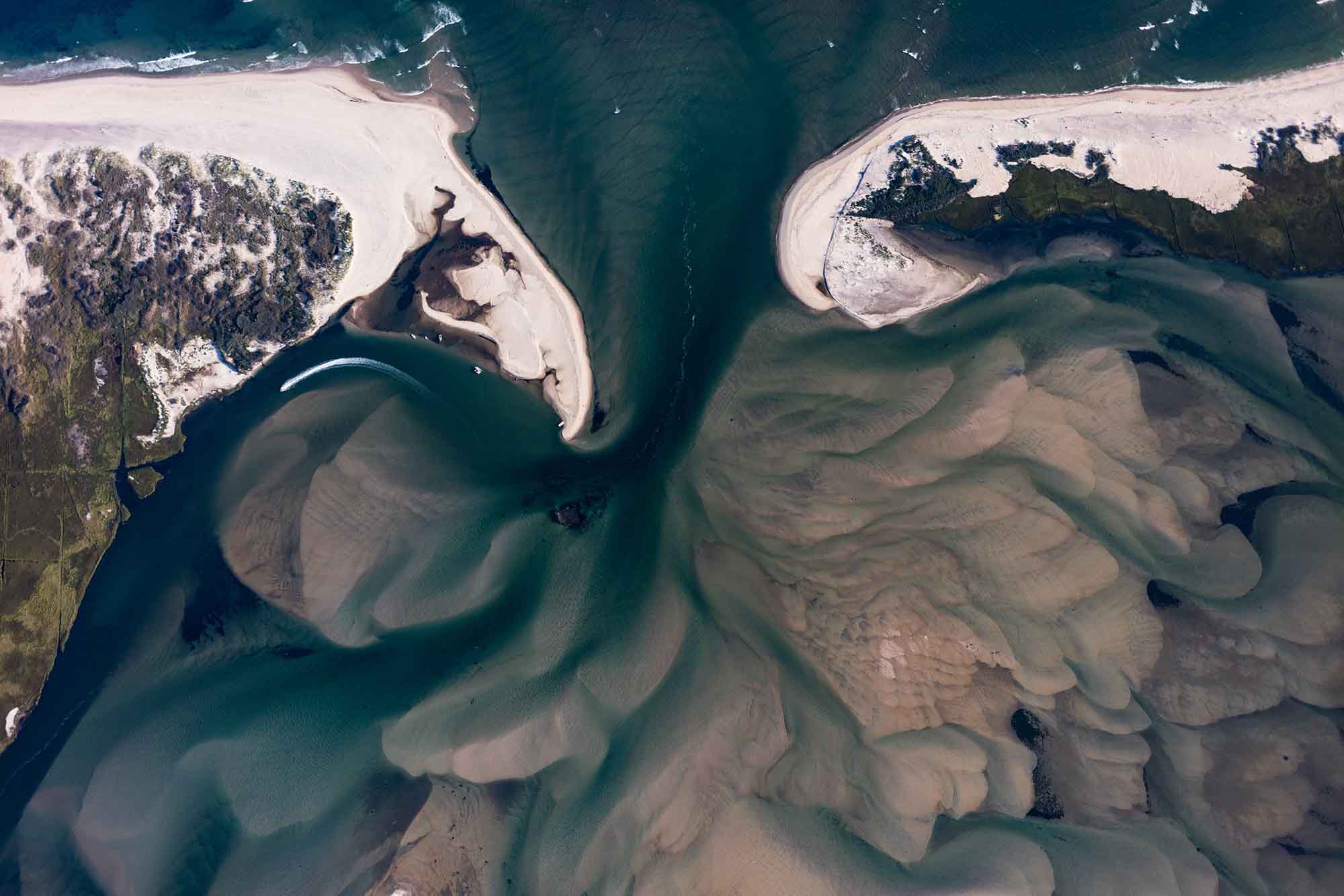 Alex MacLean, 'The Wilderness Breach and Flood Delta, Fire Island, NY'