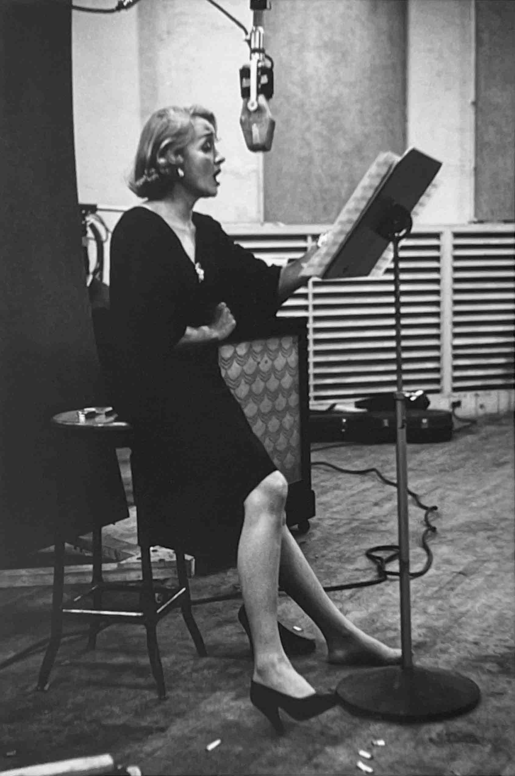 Eve Arnold, 'Marlene Dietrich Recording Songs She Made Famous During WW 11, New York City, 1952'