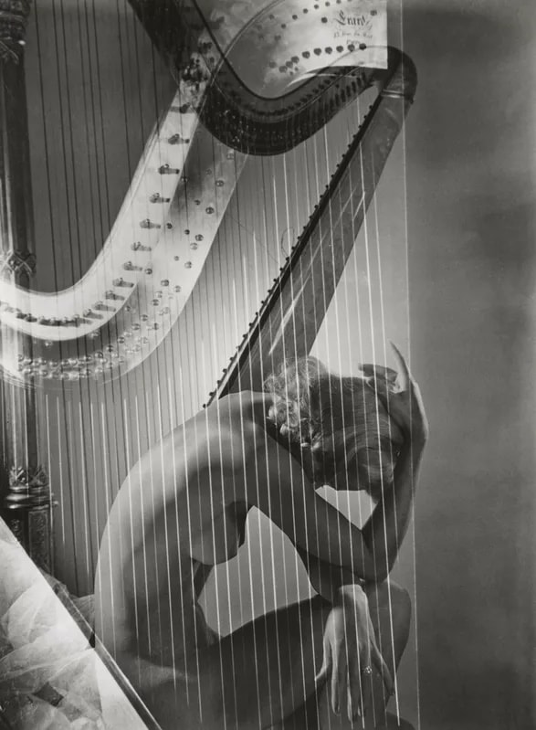 Horst P. Horst, 'Lisa and Harp, 1939'