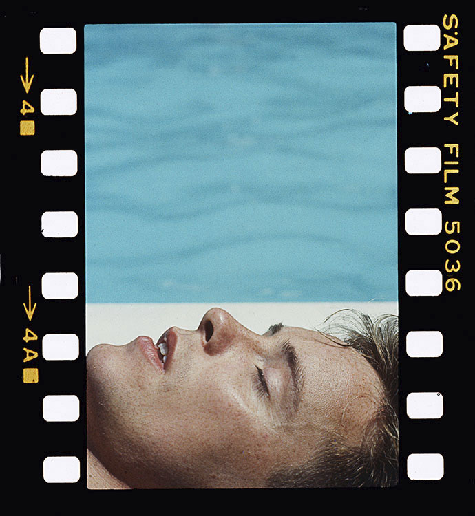 Kevin Cummins, 'Bernard Sumner, New Order, relaxing by a swimming pool in Washington DC, July 9, 1983.'