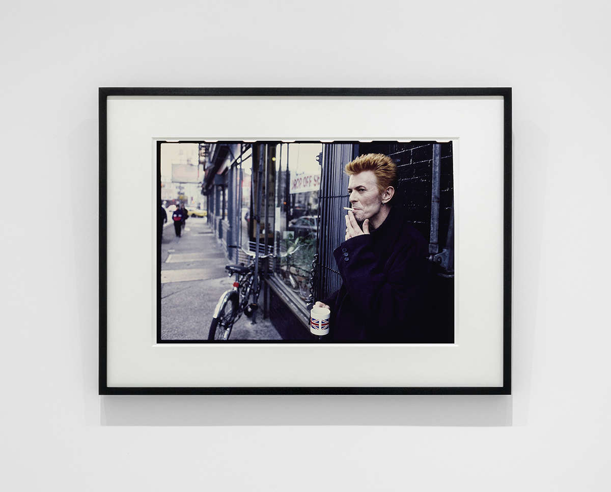 Kevin Cummins, 'David Bowie in New York City, in front of Tea & Sympathy, 1996'