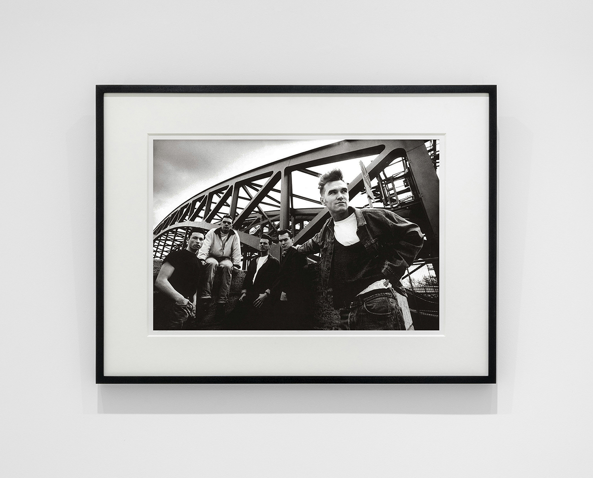 Kevin Cummins, 'Morrissey with his band (L-R: Spencer Cobrin, Gary Day, Alain Whyte, Boz Boorer and Morrissey) at the Hohenzollern Bridge in Cologne, Germany, during the 'Kill Uncle' tour, May 1991.'