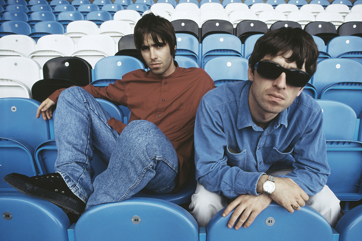 Kevin Cummins, 'Noel and Liam Gallagher, Manchester City’s Maine Road Stadium'