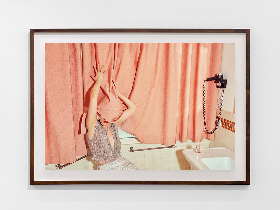 Kourtney Roy: 'Pink Curtains II, Last Paradise'