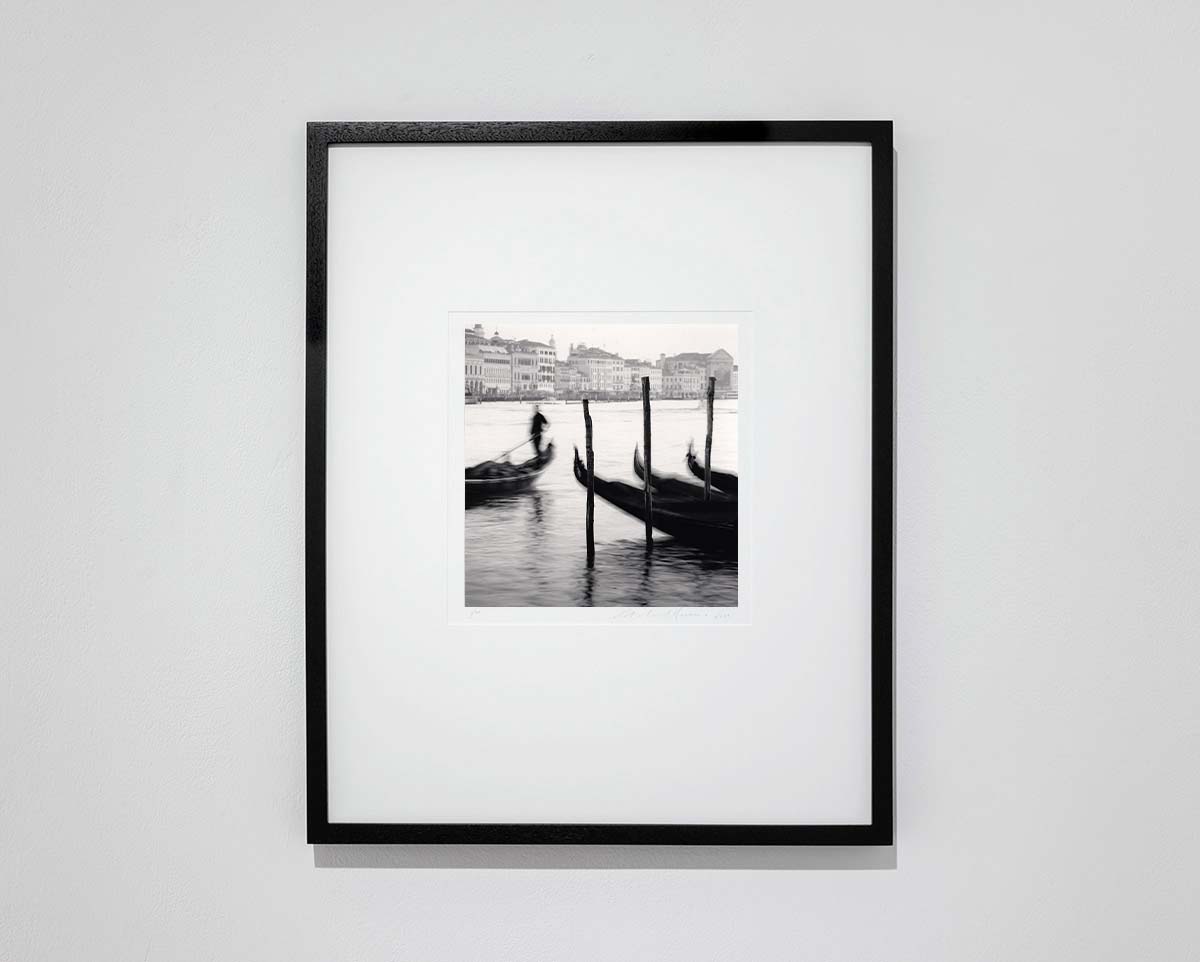 Michael Kenna, 'Gondola Traghetto, Venice, Italy'