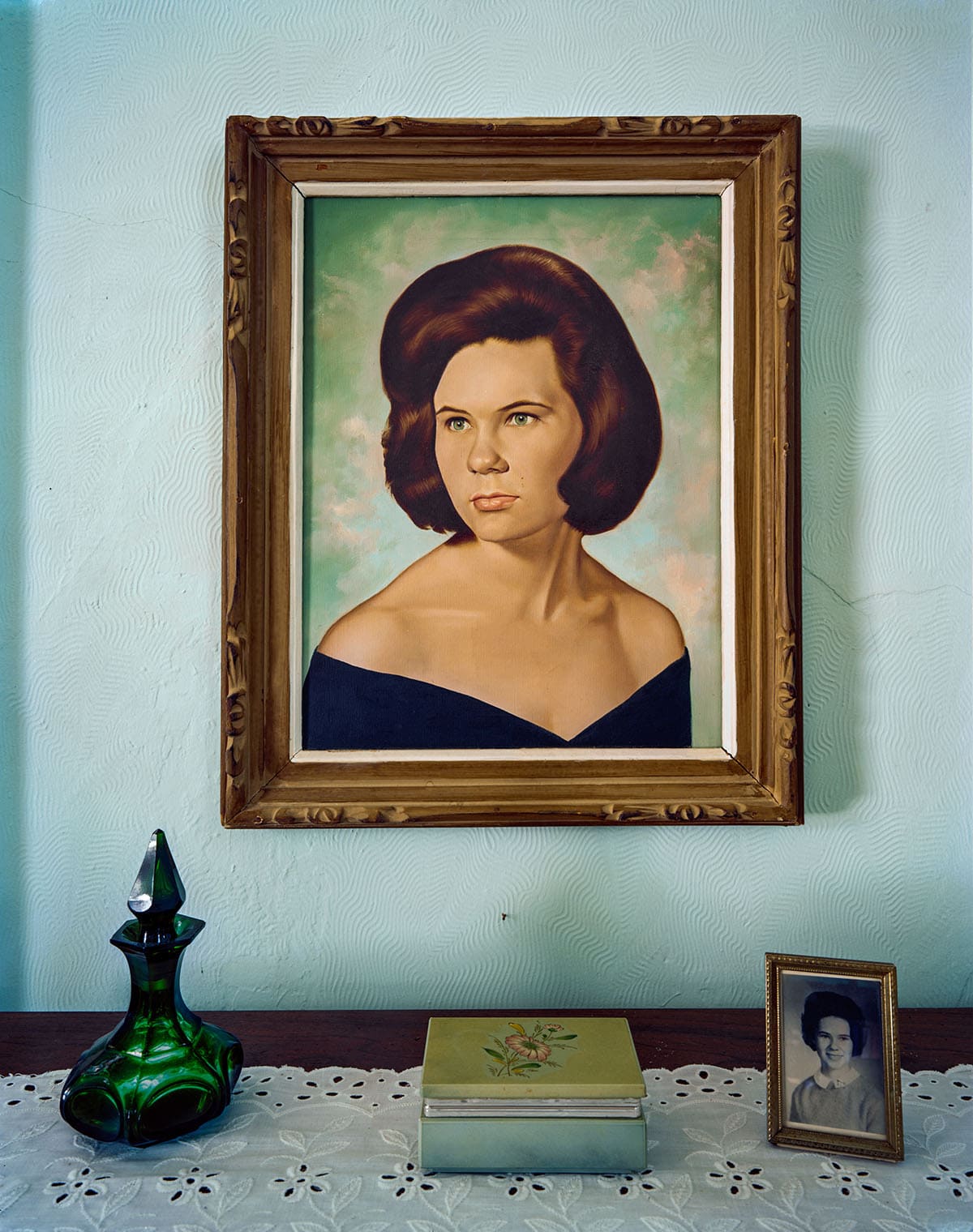 Andrew Moore, 'Girl In Green, Blue Alabama, 2016'