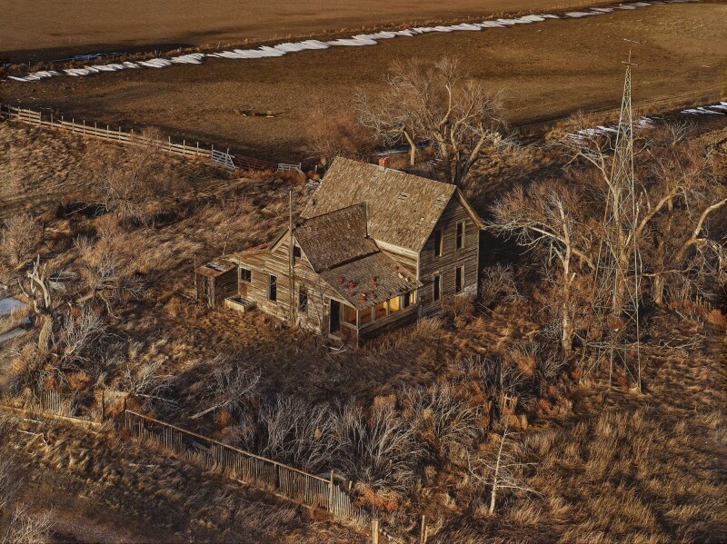 Andre Moore, 'The Yellow Porch, Sheridan Country, Nebraska'