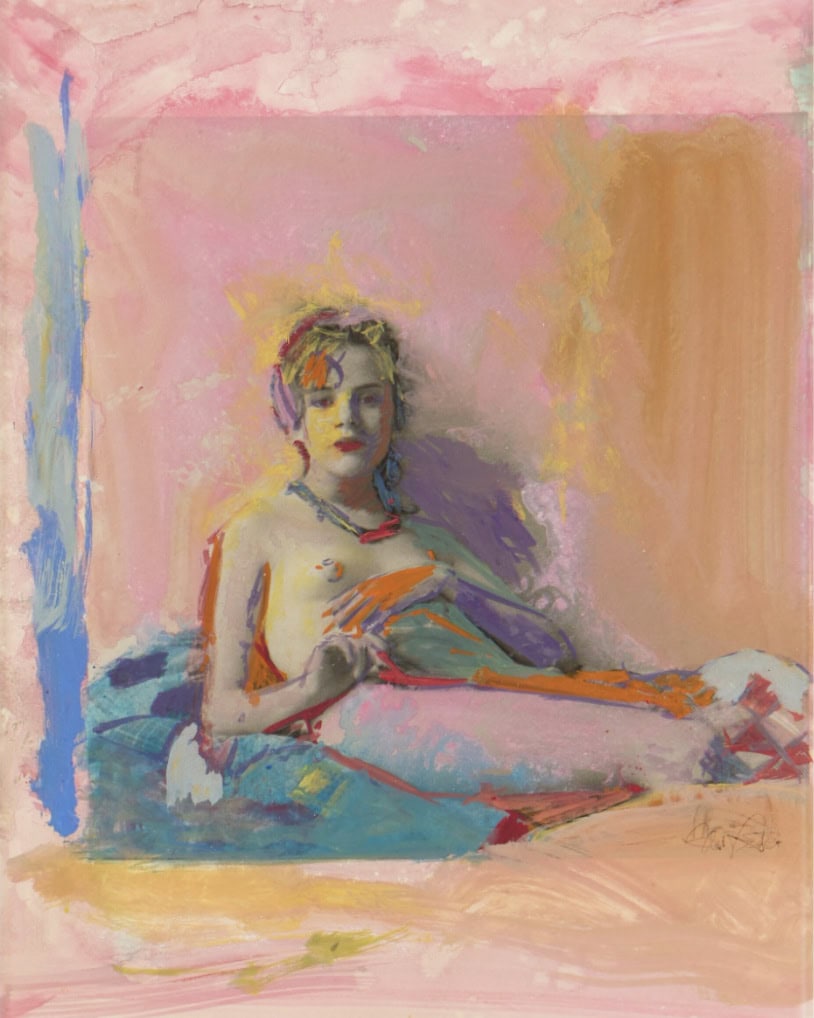 Saul Leiter, 'Selected Images, Two Painted Photographs'