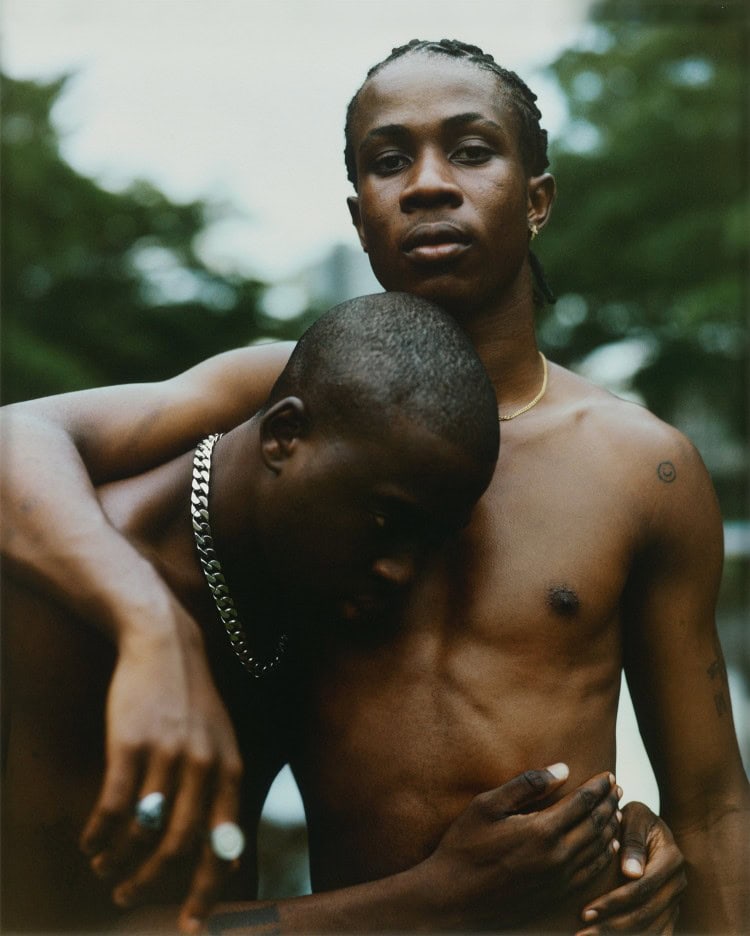 Tyler Mitchell, 'Untitled (Sloane and Leo Embrace)'
