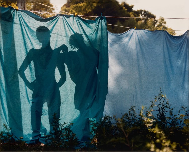 Tyler Mitchell, 'Untitled (blue laundry line)'