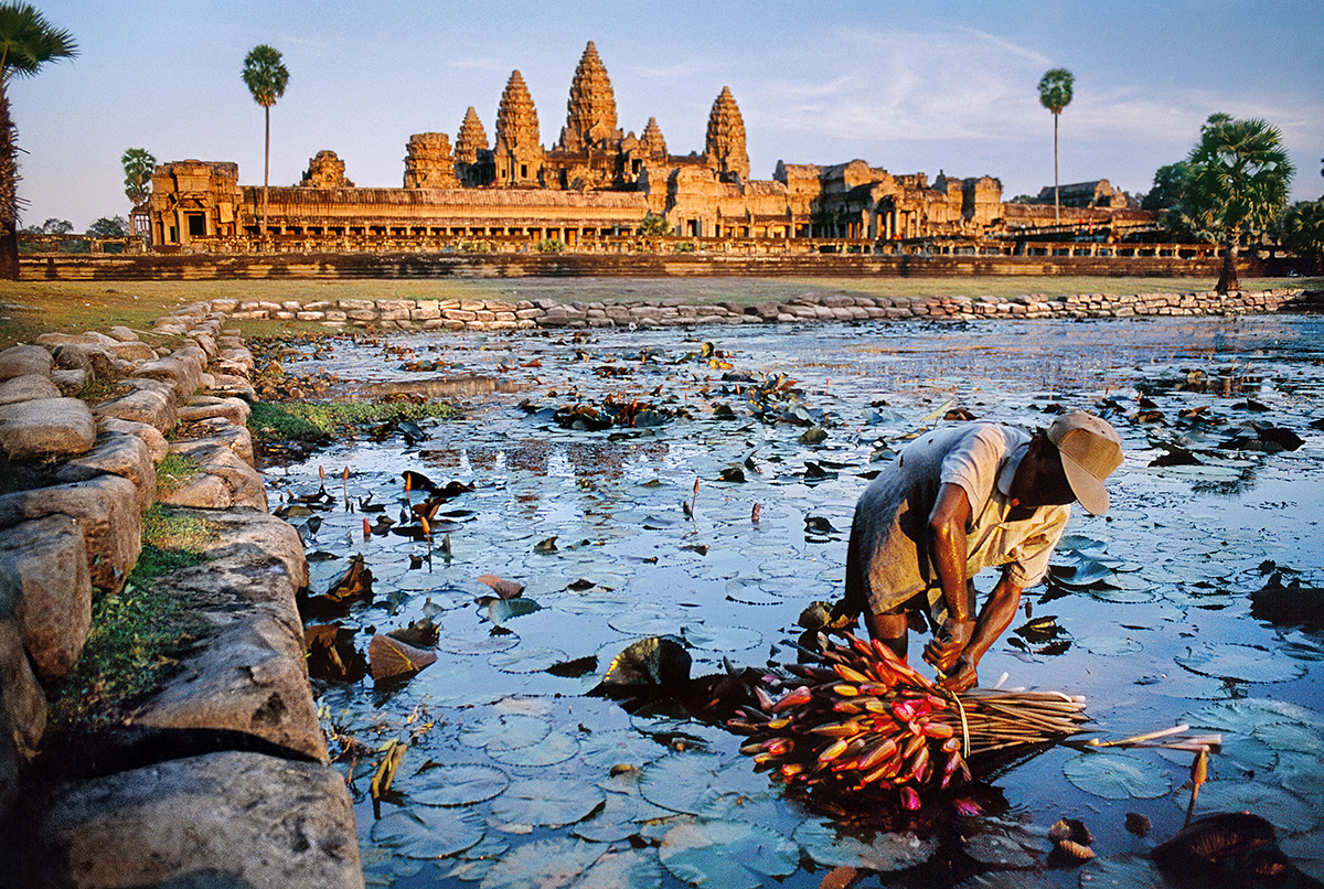 Steve McCurry, 'Lotus Gatherer, Cambodia, 1997'