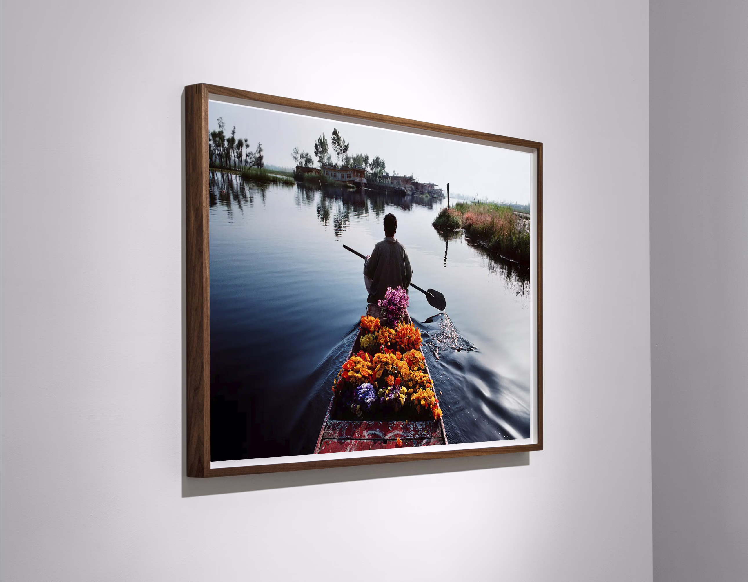 Steve McCurry, 'Rowing on Dal Lake, Kashmir, 1999'